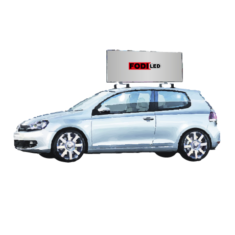 Dachwerbeschild - Promo Drive (fahrbar)