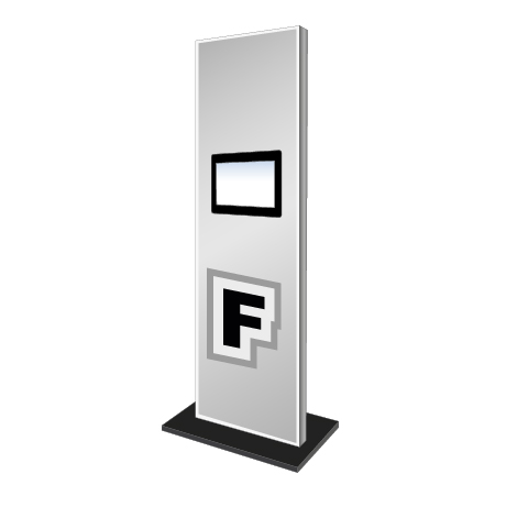 Präsentations-Display mit Monitor