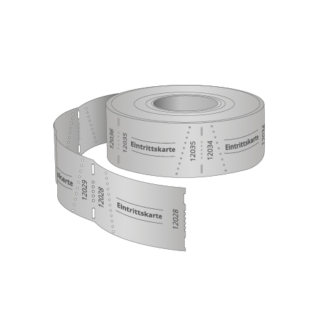 Rolleneintrittskarten Standard