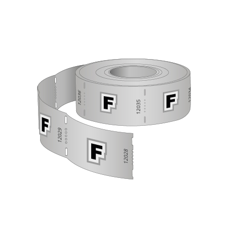 Rollengutscheine (1000 Abrisse) Individualdruck