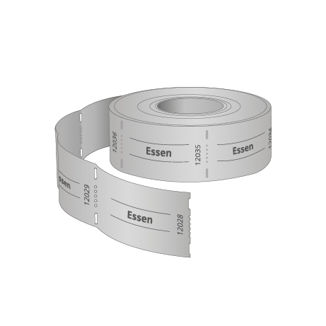 Rollengutscheine (1000 Abrisse) Essen, Getränke &amp; Euro