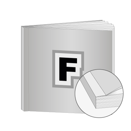 Broschüren Klebebindung Quadrat